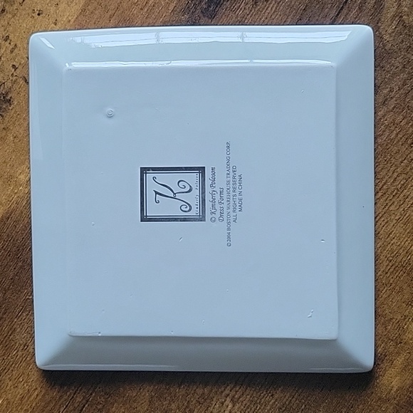 A set of 4 ceramic plates - Picture 6 of 6